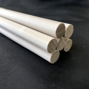 Tulipwood (Poplar) Arrow Shafts (3/8") (34") (1/2 Dozen [6No.]) - Parallel Only