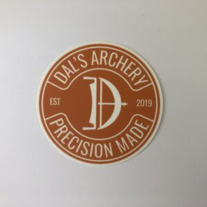 Orange Vinyl Sticker