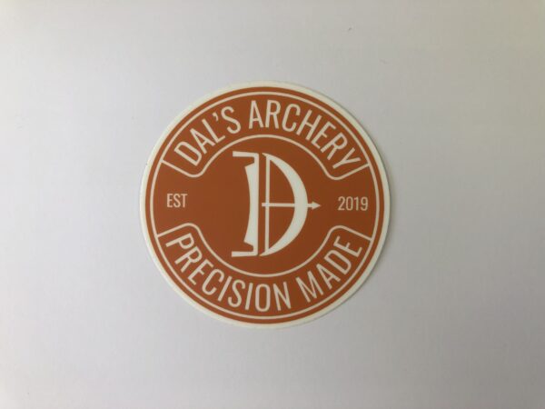 Orange Vinyl Sticker