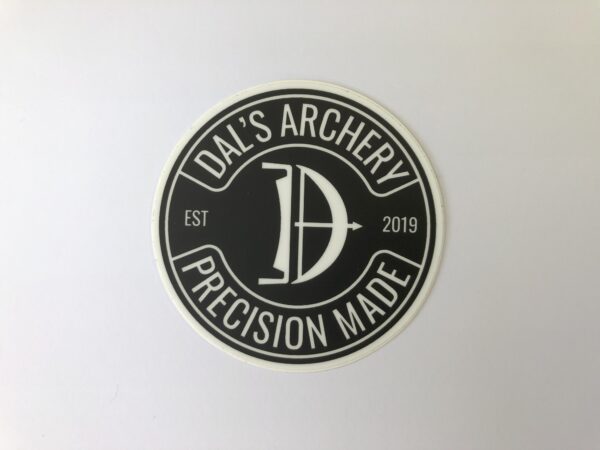 Black & White Vinyl Sticker